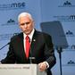 US Vice President Mike Pence told the Munich Security Conference the world should "step forward" and recognise Juan Guaido's claim to the Venezuelan presidency