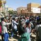 Sudanese protesters chant slogans during an anti-government demonstration in the capital Khartoum on January 6, 2019