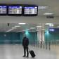 A tourist looks at lists of cancelled flights at the international airport in Tunisia's capital on January 17, 2019