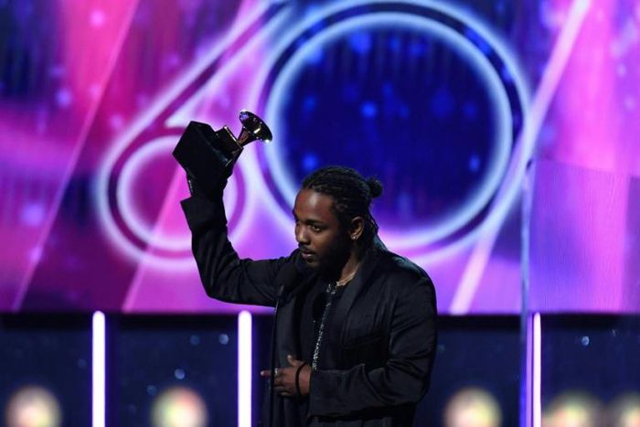 Kendrick Lamar won the Grammy for Best Rap Album for DAMN. in 2018 and is the top nominee this year