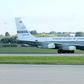 In this image from the US Air Force, an OC-135 Open Skies aircraft prepares to take off on September 14, 2018, from Offutt Air Force Base in Nebraska: the US military is conducting a surveillance flight over Russia as part of an international agreement