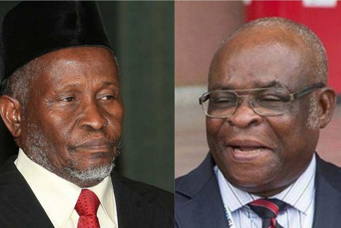 Justices Tanko Muhammad and  Walter Onnoghen