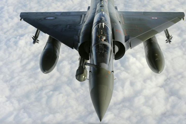 The French military said that Mirage 2000 fighters (similar to this one pictured) intervened "together with the Chadian army"