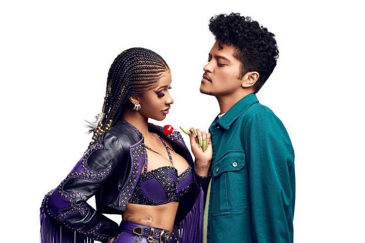 Cardi B and Bruno Mars in 'Please me' [YouTube/CardiB]