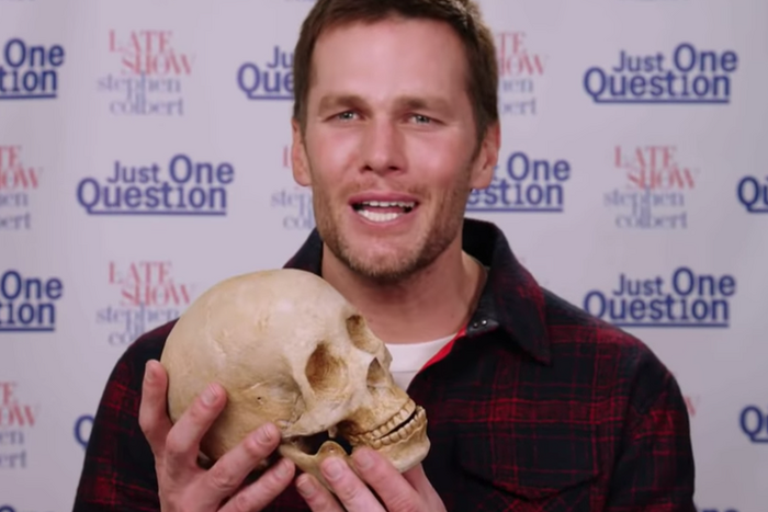Tom Brady Jokes About Retirement on 'Colbert'