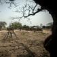In Unguwar Busa village, all that remains of the Fulanis round, mud huts are fire-blackened walls