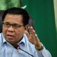 Moro Islamic Liberation Front chairman Murad Ebrahim gestures during a press conference on the southern Philippine island of Mindanao last month. On Friday he was sworn in as interim chief minister of the Bangsamoro region