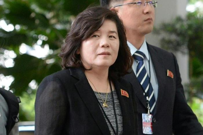 Choe Son Hui was among the officials who accompanied North Korean leader Kim Jong Un to Singapore for his first summit with US President Donald Trump in June