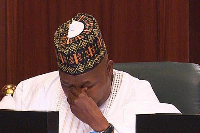 Governor Kashim Shettima crying over Boko Haram atrocities