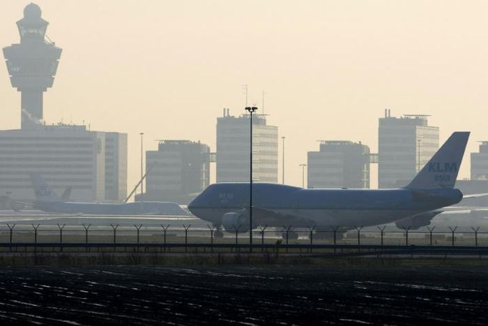 Schiphol airport, near Amsterdam, is seen in 2008