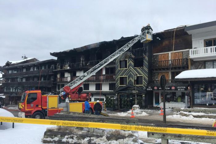 The blaze in the ski resort of Courchevel ripped through a building where ski season workers were staying, leaving 25 people injured, four of them seriously