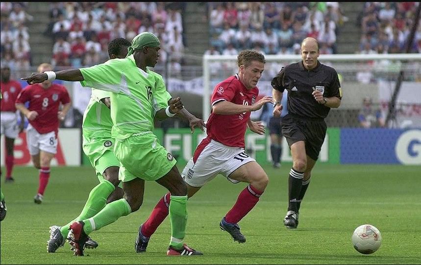 Micheal Owen and Efe Sodje