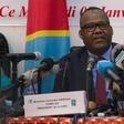 The president of DR Congo's Independent National Election Commission, Corneille Nangaa, announces the provisional results of the presidential election in January 2019