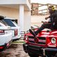 Shatta Wale flexed his garage muscle in pictures showing two angelic Range Rover Sport vehicles. [Instagram/shattawalenima]