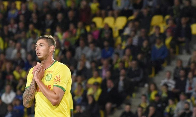 Emiliano Sala in action for Nantes earlier this season