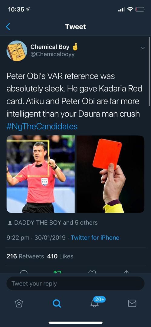 #NGTheCandidate: Atiku and Peter Obi set Nigerian Twitter on fire