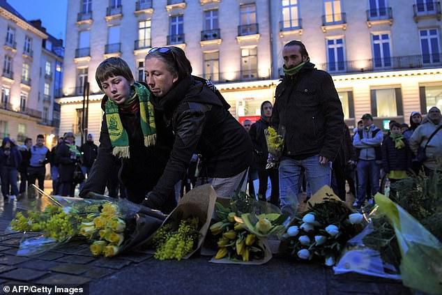 Nantes supporters have vigil for Instagram/Emiliano Sala