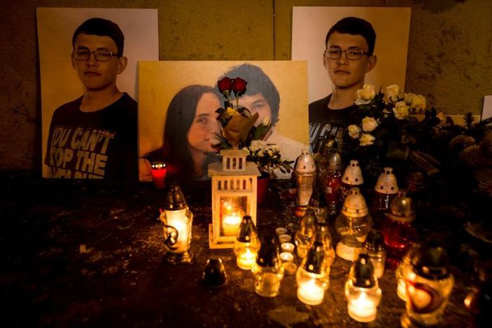 Slovakian journalist Jan Kuciak and his girlfriend Martina Kusnirova were killed a year ago, sparking a government crisis