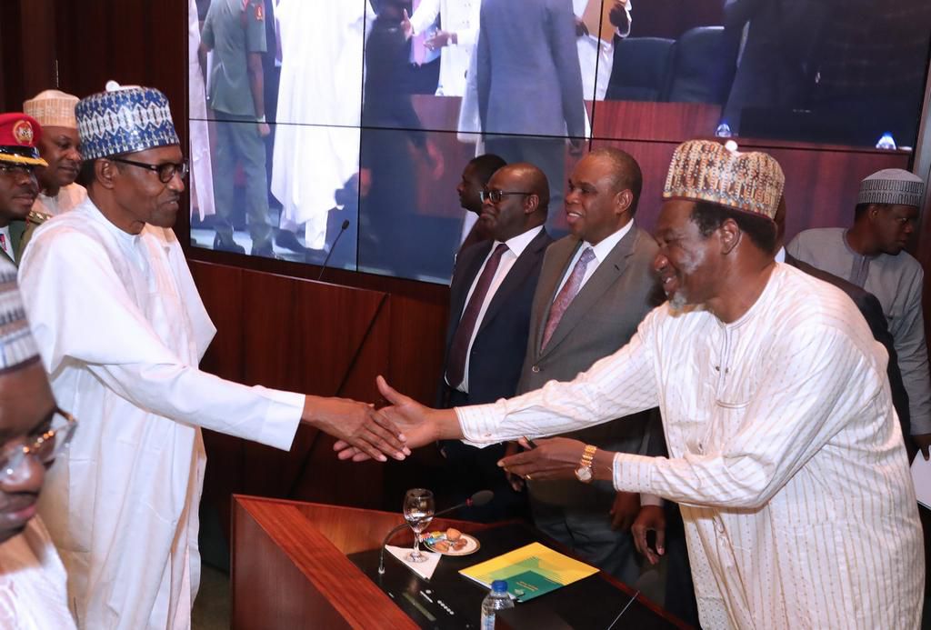 President Muhammadu Buhari presided over the signing of agreement between Afreximbank, Bank of Industry (BOI) and Nigerian Sovereign Investment Authority (NSIA). with Nigeria Special Economic Zones Investment Company (NSEZCOM) held at the Council Chamb...