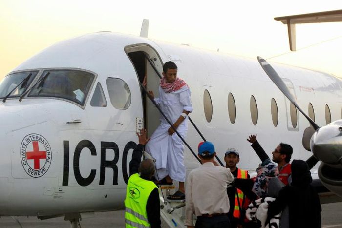 Saudi Arabian Musa al-Awaji is one of the 15,000 prisoner being released under a deal between Yemen's Saudi-backed government and Huthi rebels at UN-brokered peace talks in Sweden