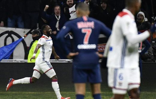 Dembele was the star as Lyon downed PSG on Sunday
