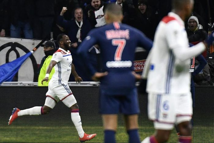 Dembele was the star as Lyon downed PSG on Sunday