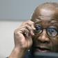 In the dock: Gbagbo at the opening day of his trial in January 2016