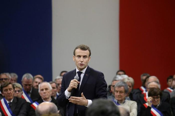 French President Emmanuel Macron's slight recovery in opinion polls has been linked by analysts to campaign-style performances in a 'great national debate'