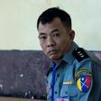 Myanmar police officer Moe Yan Naing was sentenced to a year in jail after giving testimony in support of two journalists