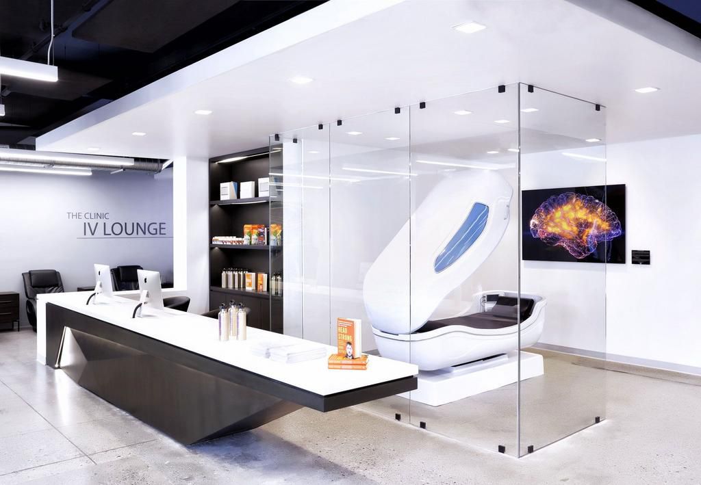 Next door to the cafe is Bulletproof Labs, what the company calls the worlds first human upgrade center, where you can test-drive the very biohacking technology Asprey has installed in his own home.