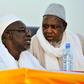 Dicko pictured right in 2015, told the crowd jihadism had no place in Mali