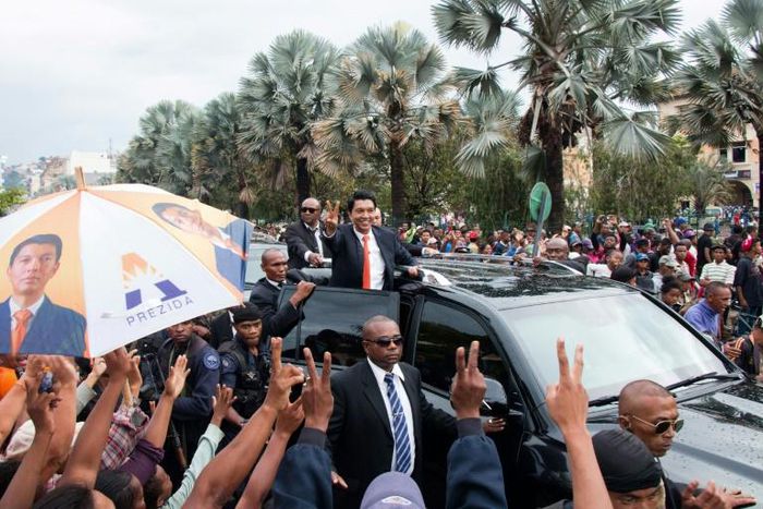 Andry Rajoelina won a presidential election in Madagascar in December