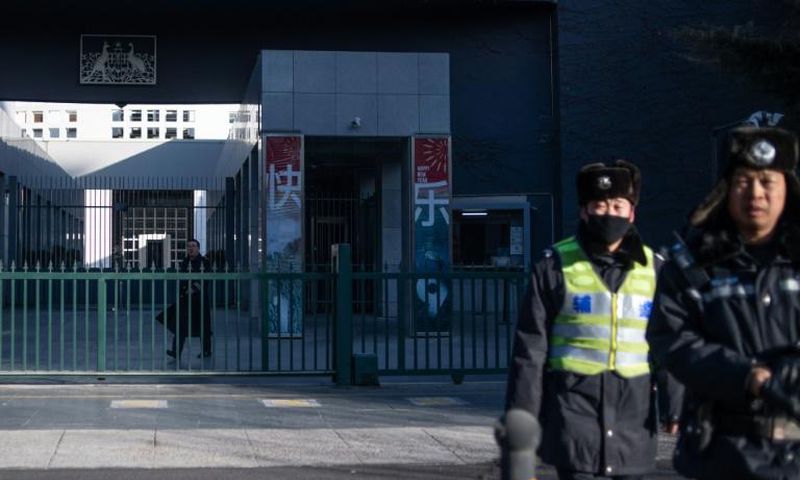 Staff from the Australian embassy in Beijing have visited Yang Jung, who was detained in China last week