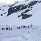 The avalanche hit on Tuesday early afternoon on a slope 2,600 metres (8,600 feet) up at Crans-Montana, which was busy with skiers during school holidays