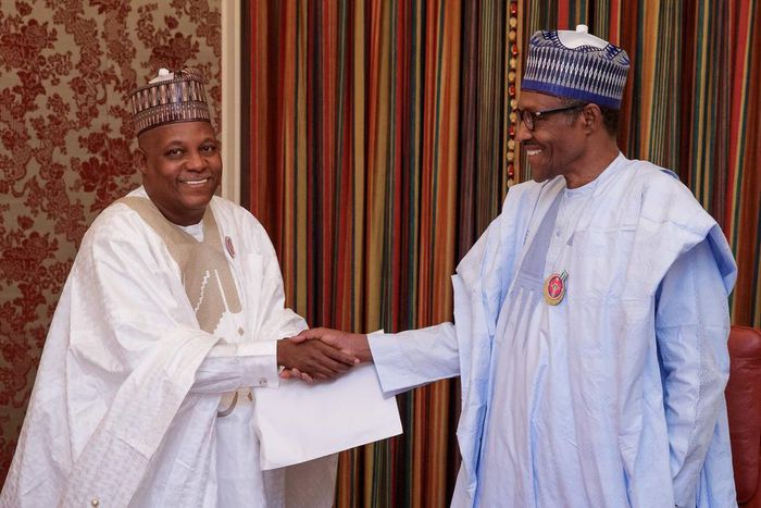 Buhari and Kashim Shettima of Borno State
