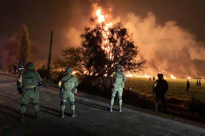Omar Fayad, governor of Hidalgo state, said locals at the site of the leak were scrambling to steal some of the leaking oil when at least 20 of them were burned to death