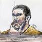 Accused Frenchman Mehdi Nemmouche at his trial for the murderous gun attack at Belgium's Jewish Museum in
