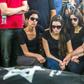 Shira (C-L) and Ayelet (C-R) Riva will face their parent's accused killer for the first time when they attend his trial in Brussels