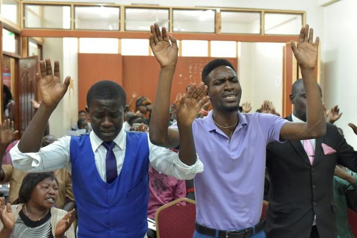 Power of prayer: Kenya's LGBT community holds an inter-faith service, hoping that the High Court will decriminalise same-sex relationships