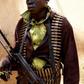 A member of South Sudan's SPLA-IO armed opposition group stands guard during peace talks in Imatong state