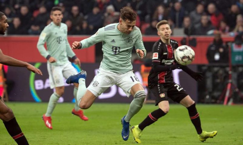 Germany midfielder Leon Goretzka scored Bayern Munich's first-half goal at Bayer Leverkusen, but was powerless to prevent the defending champions crashing to a 3-1 away defeat to lag seven points behind in the Bundesliga table.