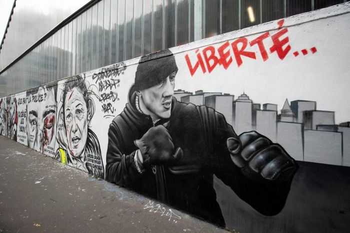 Christophe Dettinger, a former national light heavyweight champion, was caught on camera throwing a flurry of punches at two officers