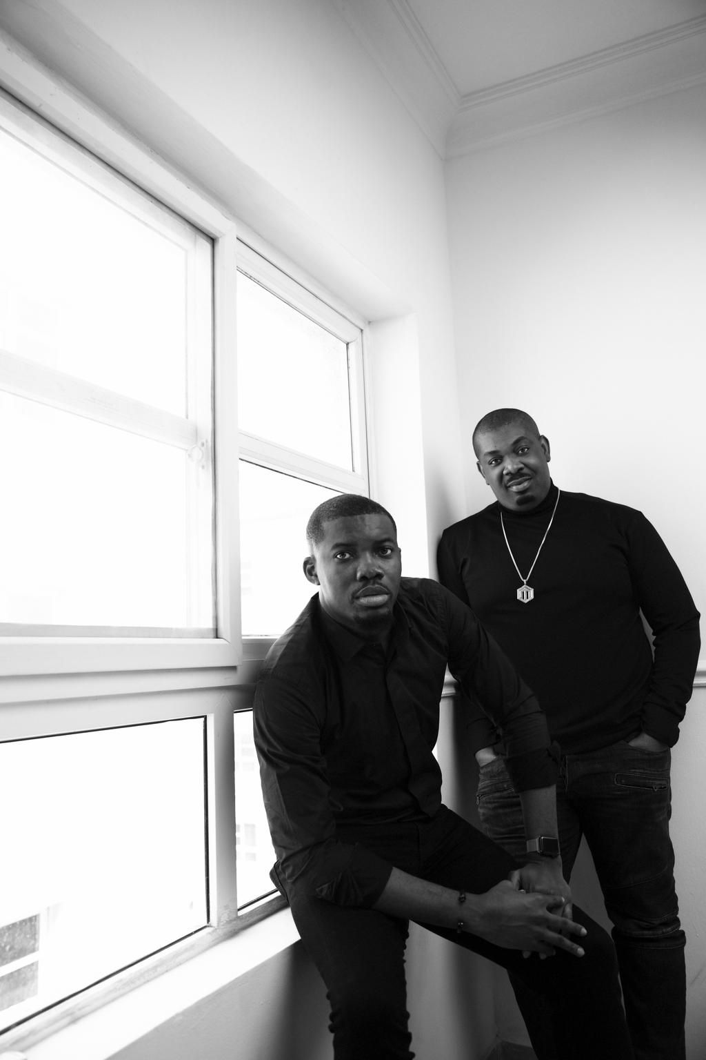 Don Jazzy and Tega Oghenejobo, Chief Operating Officer of Mavin Global. [Mavin]