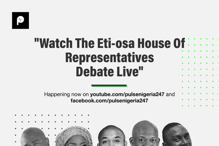 You can watch the Eti-Osa House of Reps debate here LIVE (Pulse)