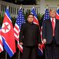 North Korea's leader Kim Jong Un (L) and US President Donald Trump are due to meet for a second high-profile summit, in Hanoi