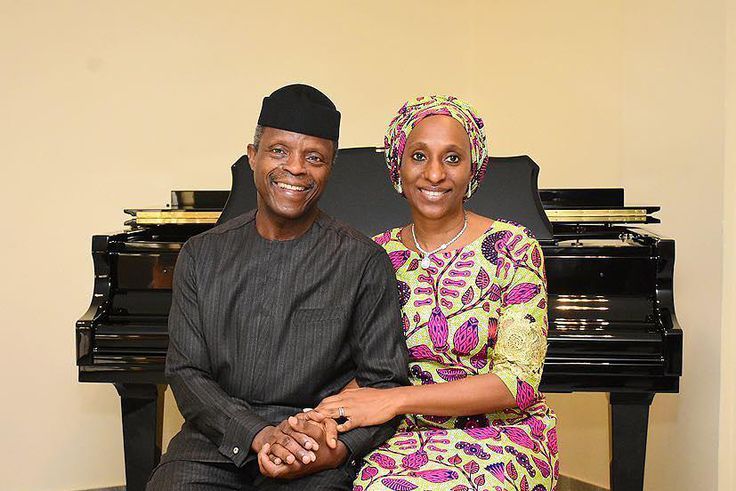 Vice-President Yemi Osinbajo and wife Dolapo