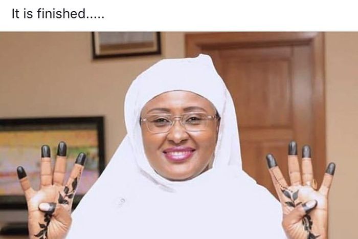 The wife of the President, Aisha Buhari