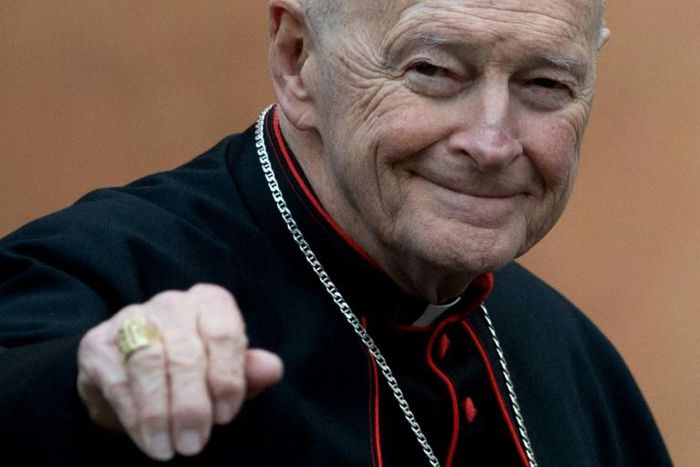 American Theodore McCarrick, 88, who resigned from the Vatican's College of Cardinals in July, is the first cardinal ever to be defrocked for sex abuse