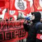 The protestors was organised by several Russian nationalist politicians opposed to any concessions to Japan over the Kuril Islands
