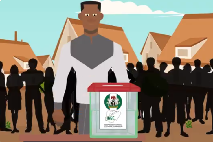 The submission of your ballot paper in a box provided by INEC is the last process in the voting process.